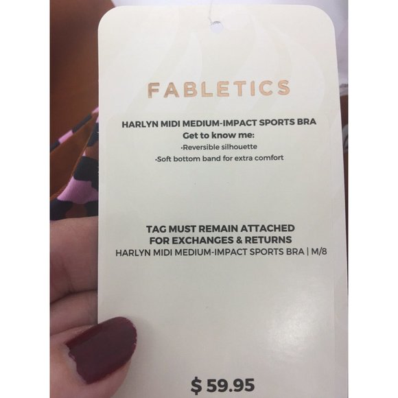 Barbiecore Pink Cheetah/ Brown Reversible Bra & High Waisted Leggings Set Sz M - Picture 8 of 8